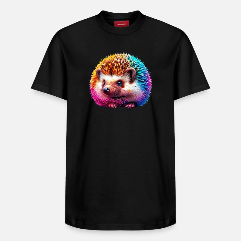 Hérisson - T-shirt unisexe décontracté en coton Supima – de SPREAD - noir