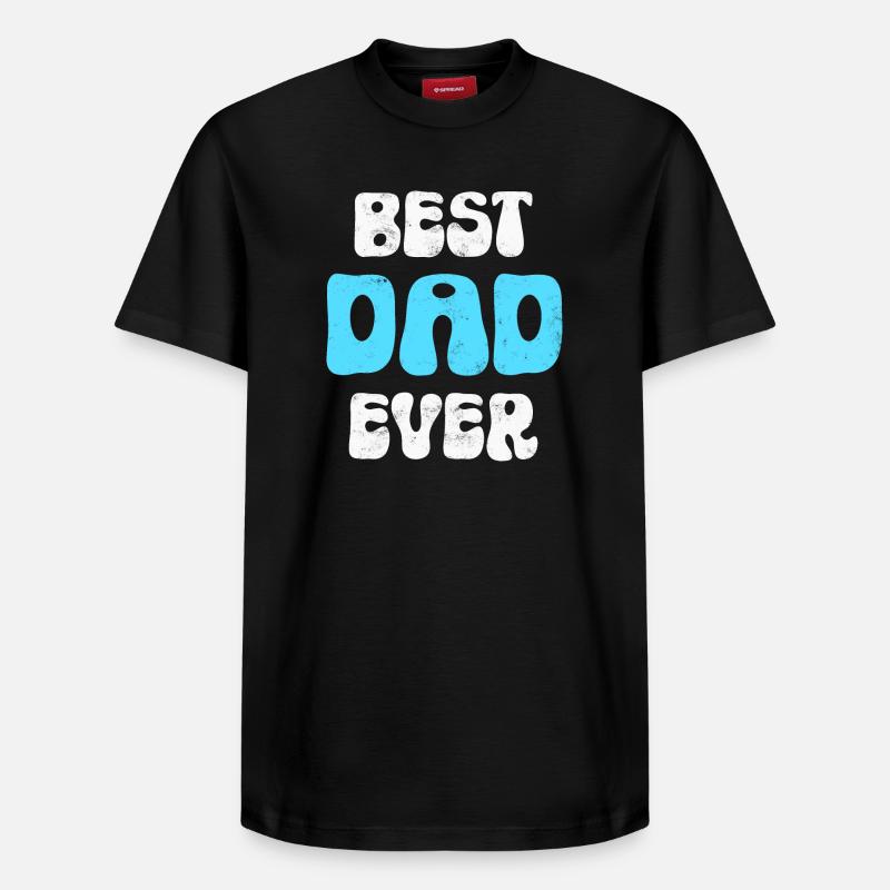 Père Papa - T-shirt unisexe décontracté en coton Supima – de SPREAD - noir