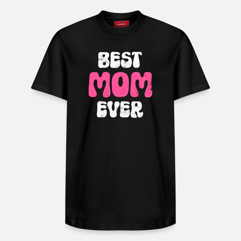 Maman Maman - T-shirt unisexe décontracté en coton Supima – de SPREAD - noir