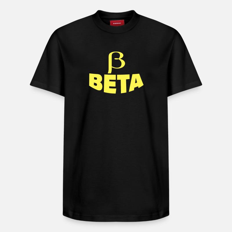 BETA - Relaxed Unisex Supima Cotton T-Shirt – von SPREAD - Schwarz