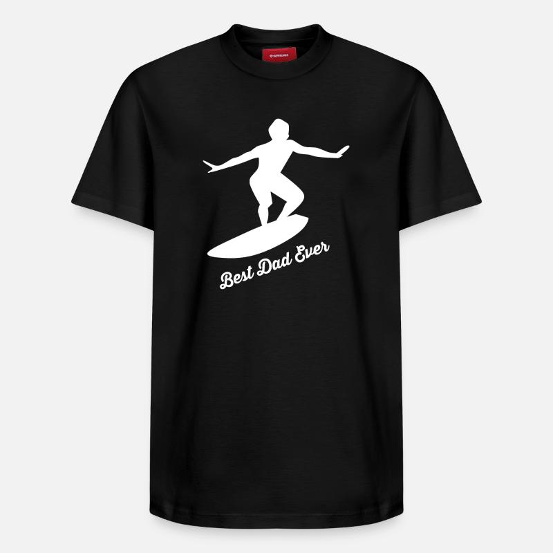 Serfage - T-shirt unisexe décontracté en coton Supima – de SPREAD - noir