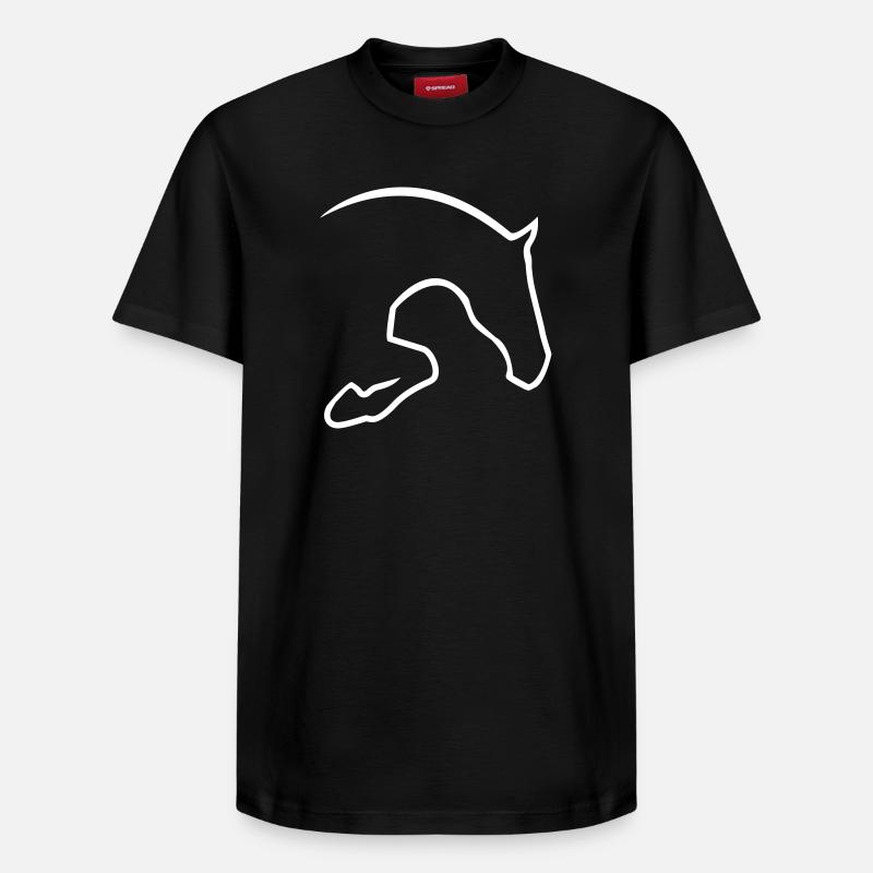 sauteur - T-shirt unisexe décontracté en coton Supima – de SPREAD - noir