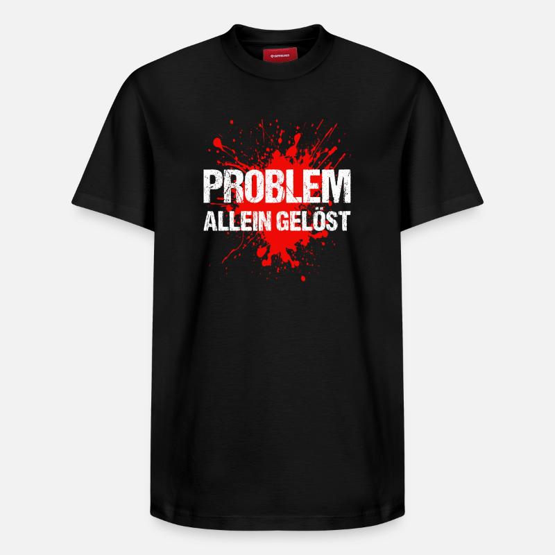 Problem gelöst - Relaxed Unisex Supima Cotton T-Shirt – von SPREAD - Schwarz