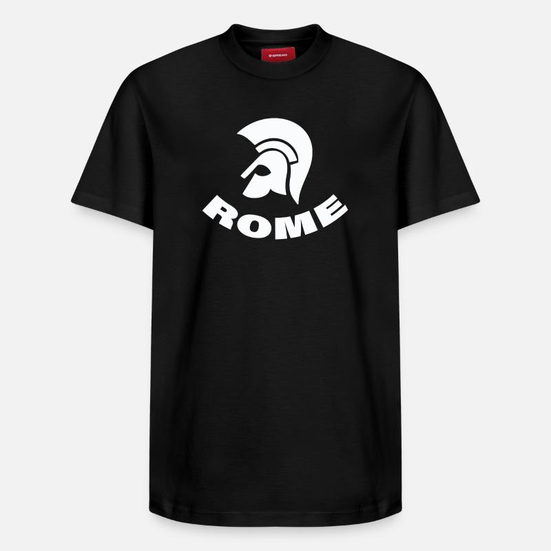 ROME - T-shirt unisexe décontracté en coton Supima – de SPREAD - noir