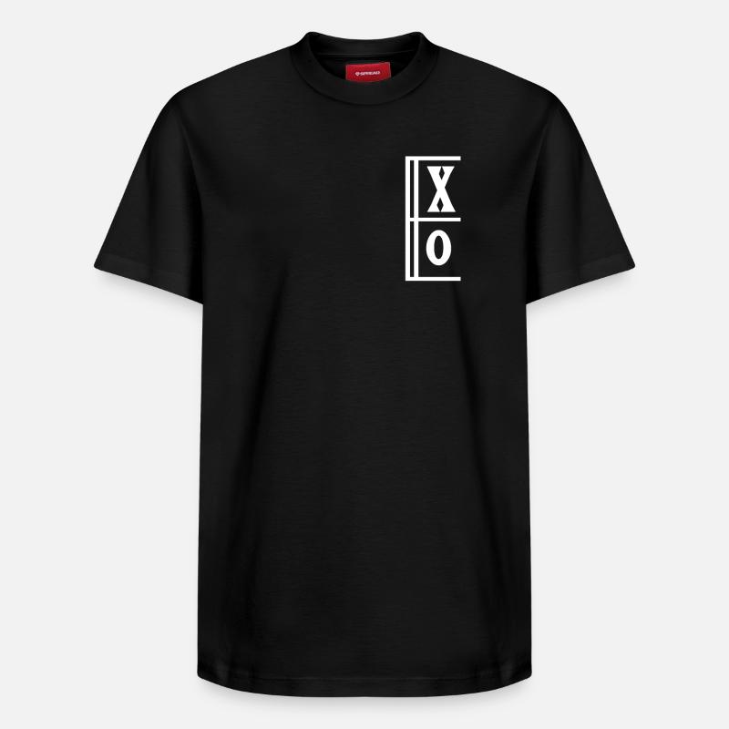 XO - T-shirt unisexe décontracté en coton Supima – de SPREAD - noir