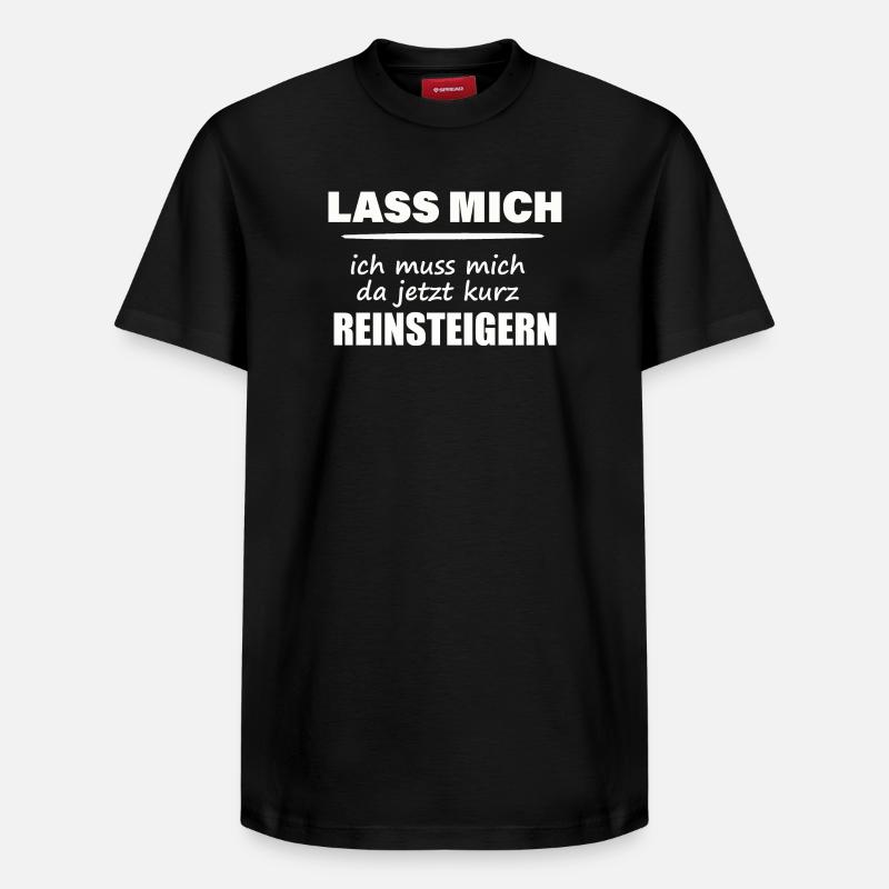 LASS MICH - Relaxed Unisex Supima Cotton T-Shirt – von SPREAD - Schwarz