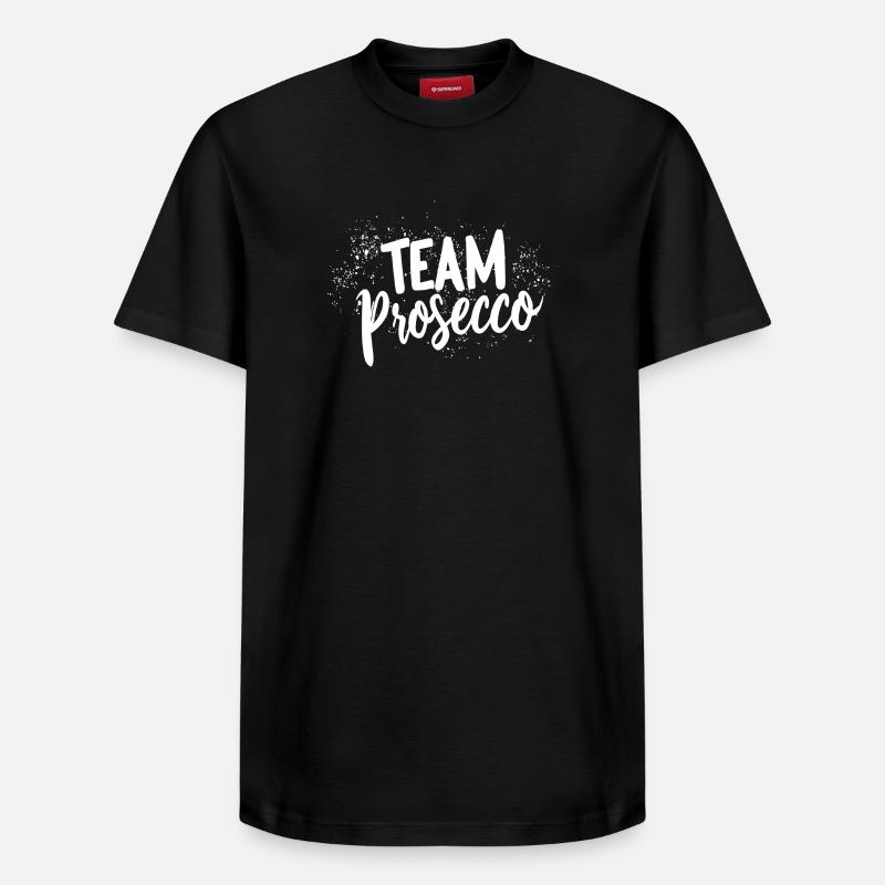 L’équipe Prosecco ! - T-shirt unisexe décontracté en coton Supima – de SPREAD - noir