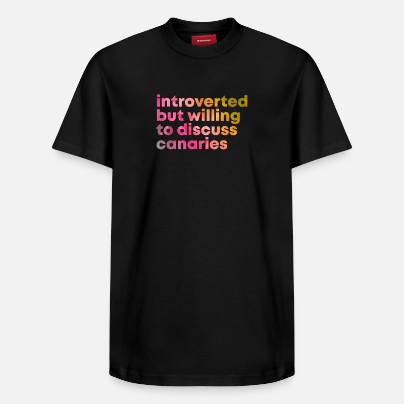 canari - T-shirt unisexe décontracté en coton Supima – de SPREAD - noir