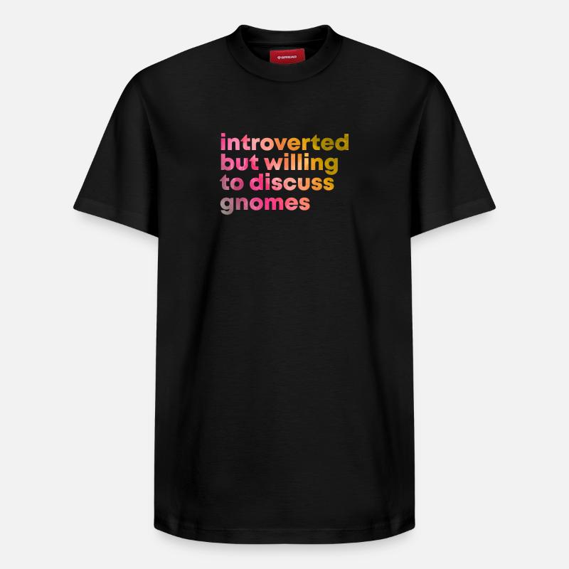 gnome - T-shirt unisexe décontracté en coton Supima – de SPREAD - noir