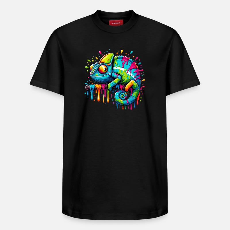 Caméléon - T-shirt unisexe décontracté en coton Supima – de SPREAD - noir