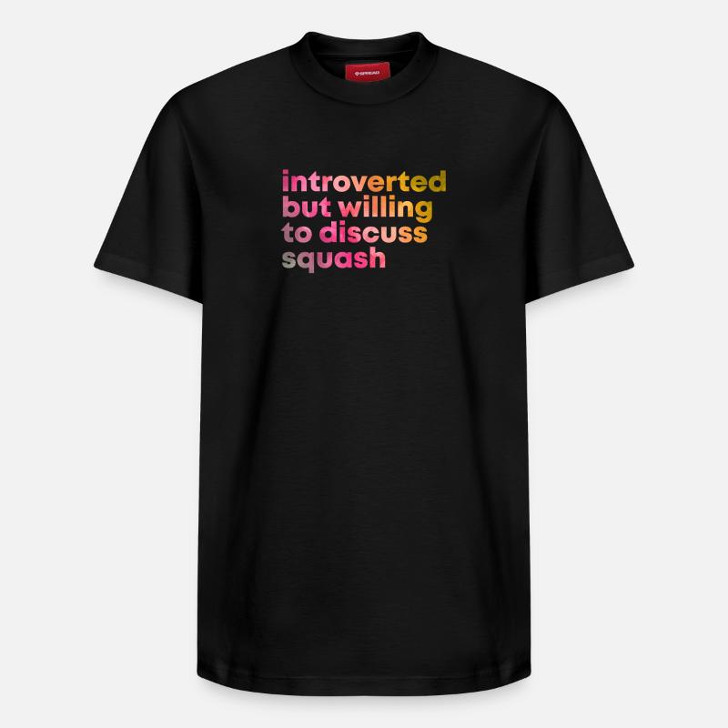 courge - T-shirt unisexe décontracté en coton Supima – de SPREAD - noir