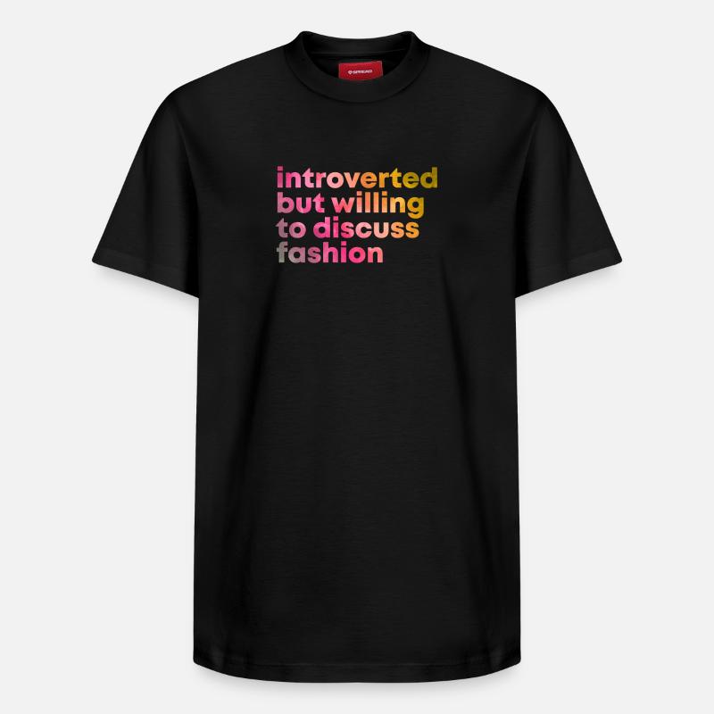 mode - T-shirt unisexe décontracté en coton Supima – de SPREAD - noir