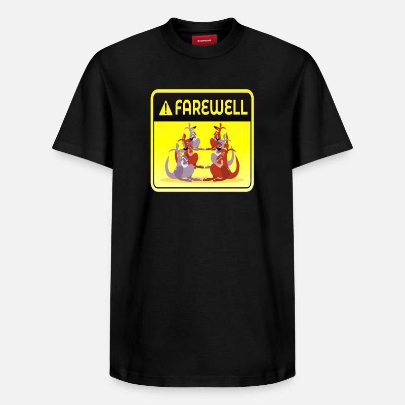 GROUPE D’ÉQUIPE D’ADIEU - T-shirt unisexe décontracté en coton Supima – de SPREAD - noir