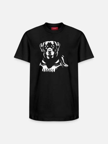 Rottweiler "Black Edition" - Relaxed Unisex Supima Cotton T-Shirt – by SPREAD - black