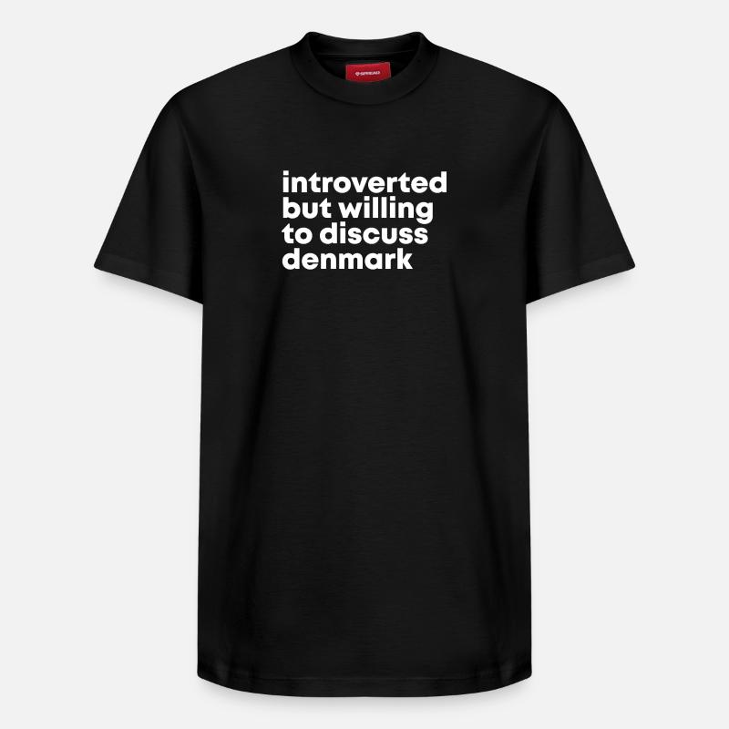 Danemark - T-shirt unisexe décontracté en coton Supima – de SPREAD - noir