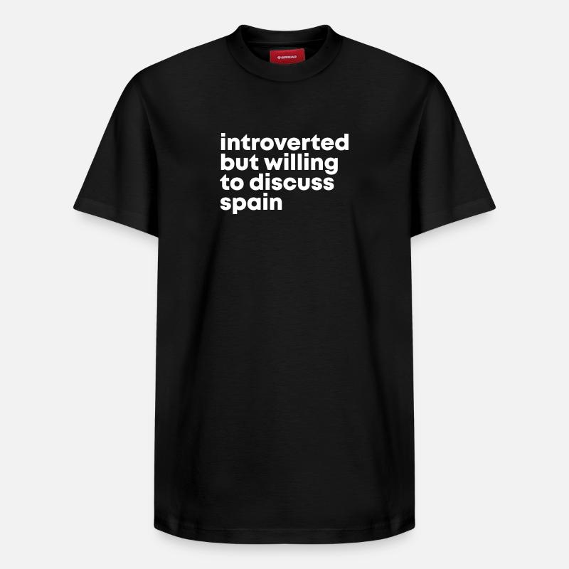 Espagne - T-shirt unisexe décontracté en coton Supima – de SPREAD - noir