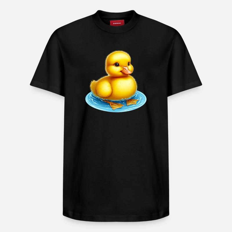 Caneton Canard Canard Canard - T-shirt unisexe décontracté en coton Supima – de SPREAD - noir