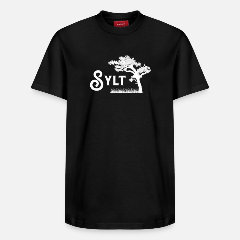 Sylt - T-shirt unisexe décontracté en coton Supima – de SPREAD - noir