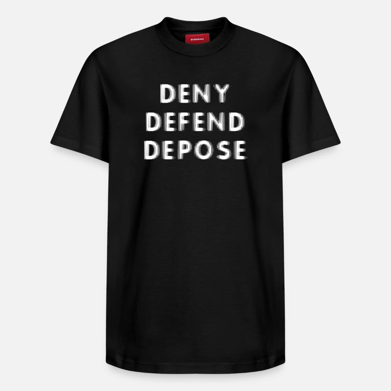 Nier Défendre Déposer - T-shirt unisexe décontracté en coton Supima – de SPREAD - noir