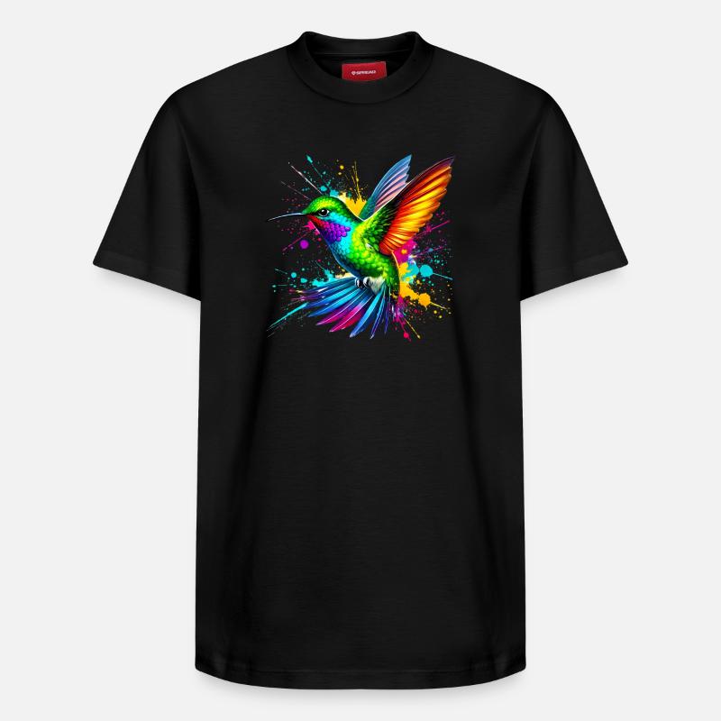 Colibri - T-shirt unisexe décontracté en coton Supima – de SPREAD - noir