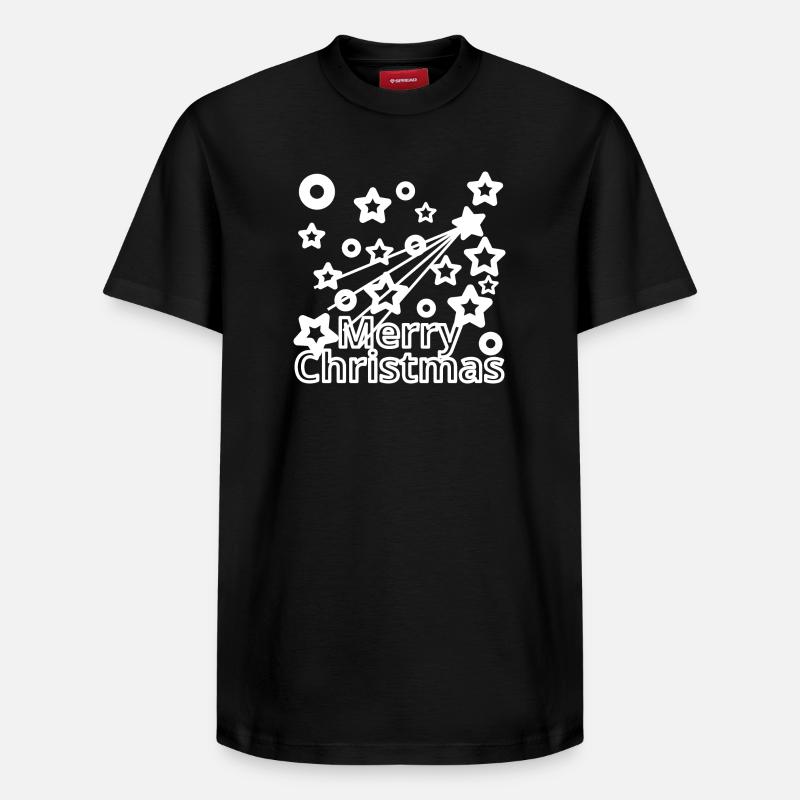 Christmas Sky - T-shirt unisexe décontracté en coton Supima – de SPREAD - noir
