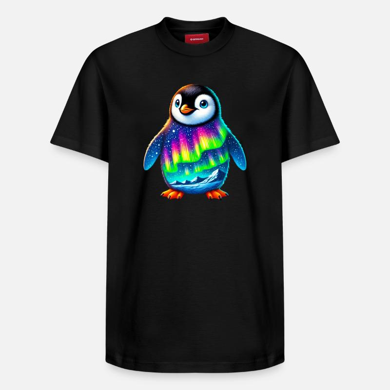 Pingouin - T-shirt unisexe décontracté en coton Supima – de SPREAD - noir
