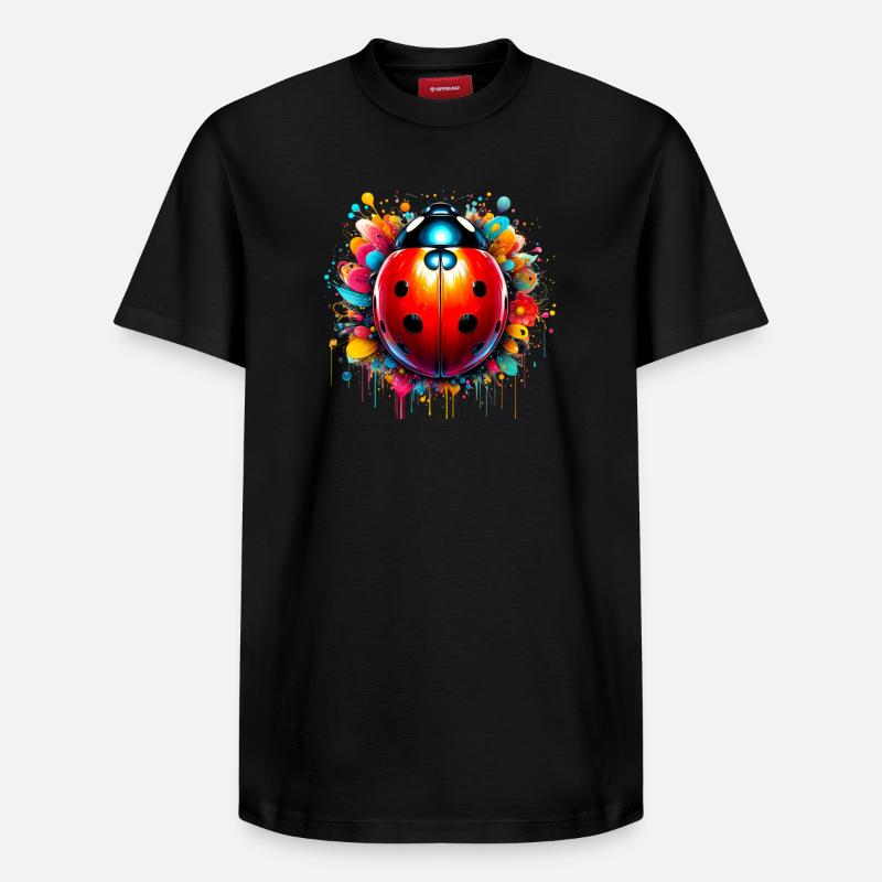 Coccinelle - T-shirt unisexe décontracté en coton Supima – de SPREAD - noir
