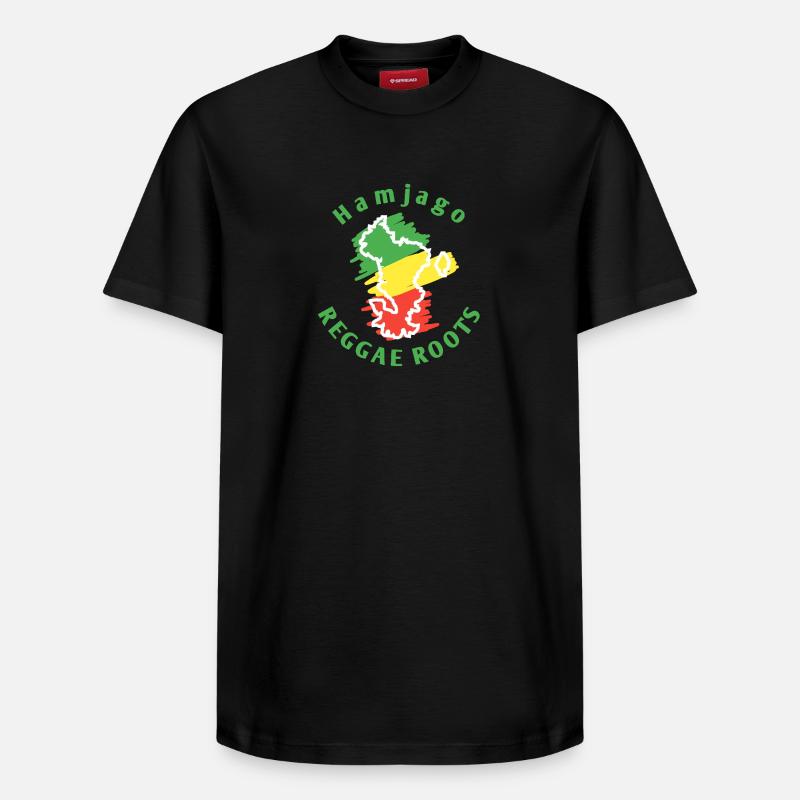 Mayotte_54 - T-shirt unisexe décontracté en coton Supima – de SPREAD - noir