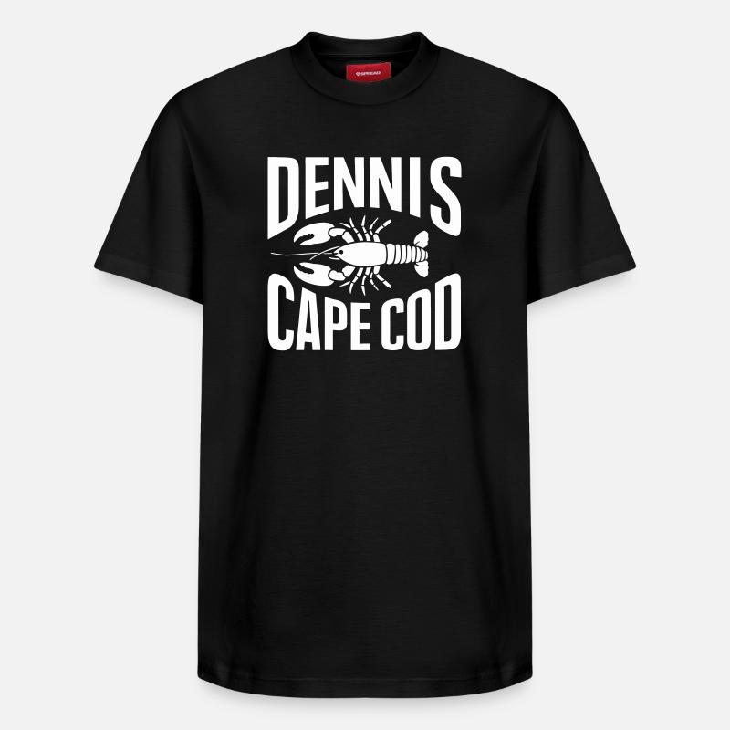 Dennis Cape Cod Homard - T-shirt unisexe décontracté en coton Supima – de SPREAD - noir