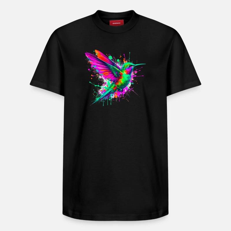 Colibri - T-shirt unisexe décontracté en coton Supima – de SPREAD - noir