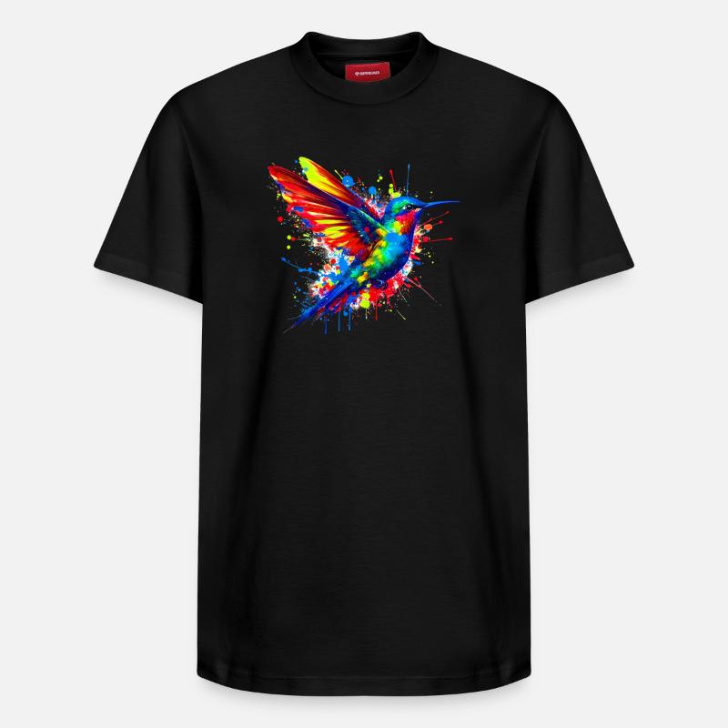 Colibri - T-shirt unisexe décontracté en coton Supima – de SPREAD - noir