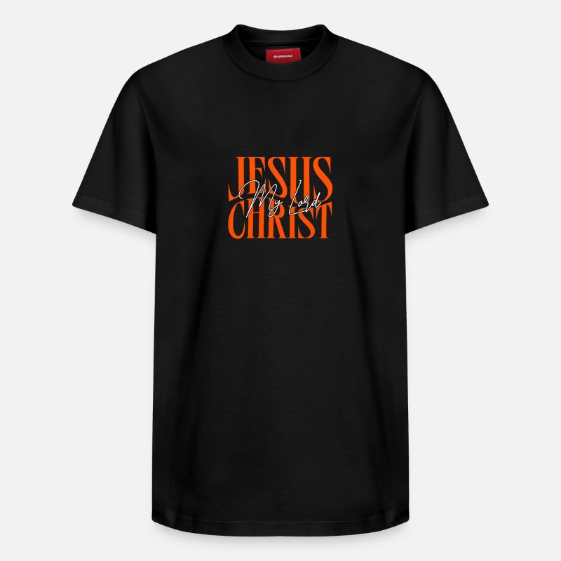 Jésus-Christ mon Seigneur Credo - T-shirt unisexe décontracté en coton Supima – de SPREAD - noir