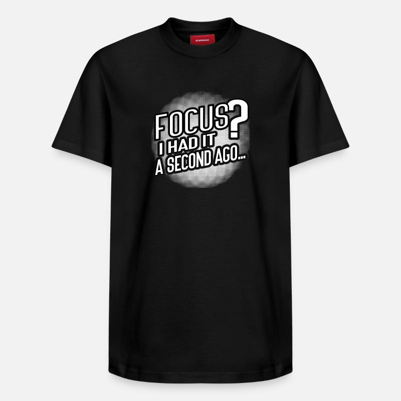 Foyer? Disparu en 3...2...Oups. - T-shirt unisexe décontracté en coton Supima – de SPREAD - noir