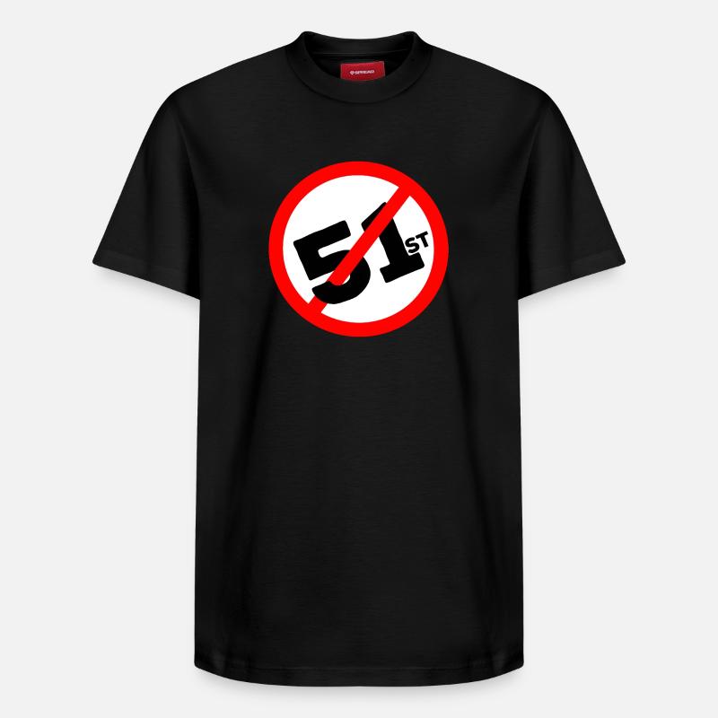 51e État Pas question - T-shirt unisexe décontracté en coton Supima – de SPREAD - noir