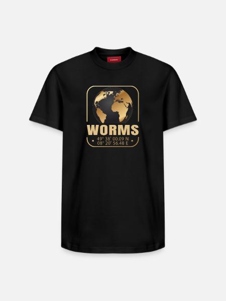 Worms - Relaxed Unisex Supima Cotton T-Shirt – von SPREAD - Schwarz