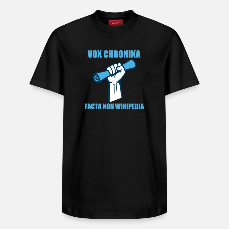 facta non wikipedia - T-shirt unisexe décontracté en coton Supima – de SPREAD - noir