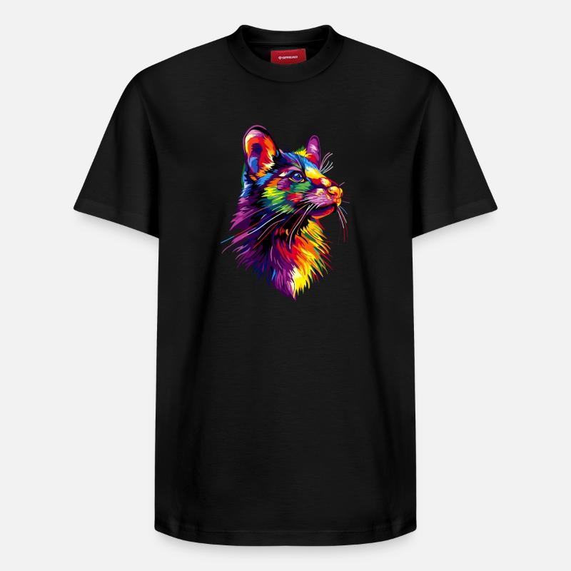 Tasmanischer Teufel Beuteltier Tasmanian Devil - Relaxed Unisex Supima Cotton T-Shirt – von SPREAD - Schwarz