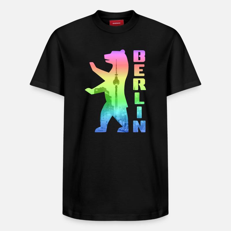Berlin Pride - T-shirt unisexe décontracté en coton Supima – de SPREAD - noir