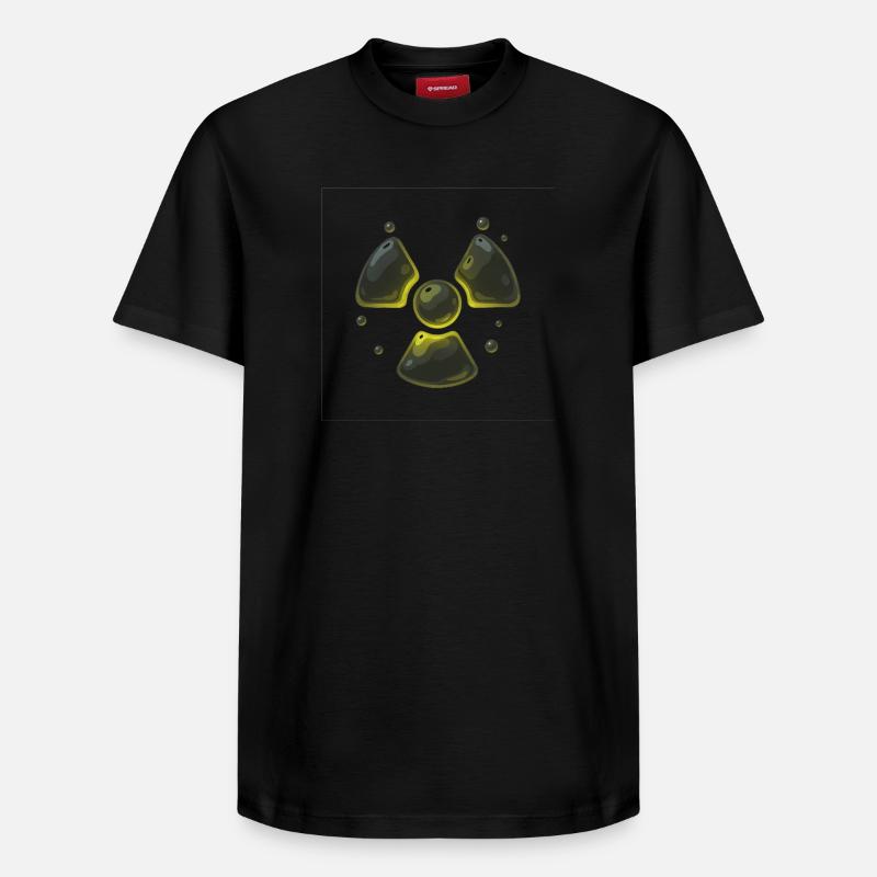 Radioactive - Relaxed Unisex Supima Cotton T-Shirt – von SPREAD - Schwarz