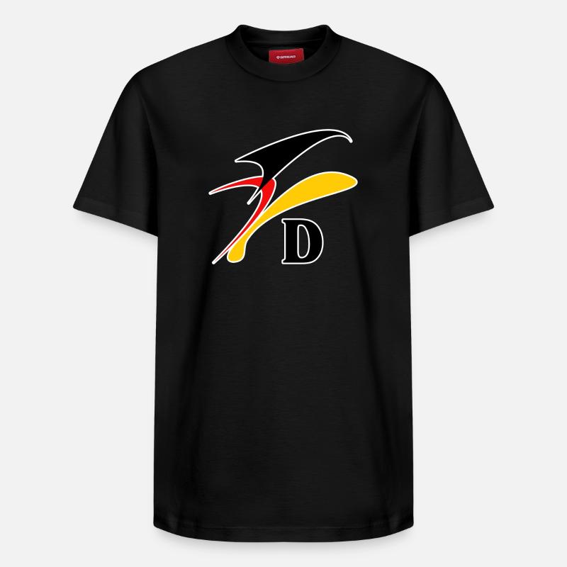 DL9 - T-shirt unisexe décontracté en coton Supima – de SPREAD - noir