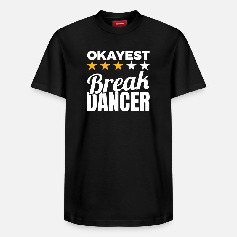 Durchschnittlicher B Boy - Relaxed Unisex Supima Cotton T-Shirt – von SPREAD - Schwarz
