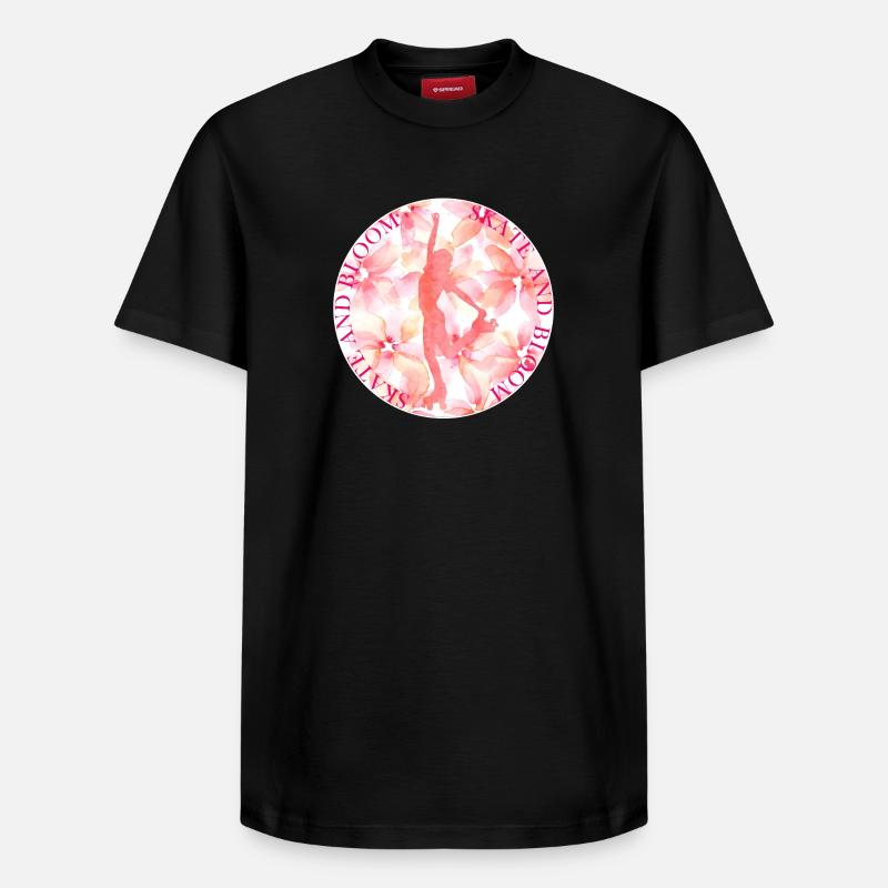 PATINER ET FLEURIR - T-shirt unisexe décontracté en coton Supima – de SPREAD - noir