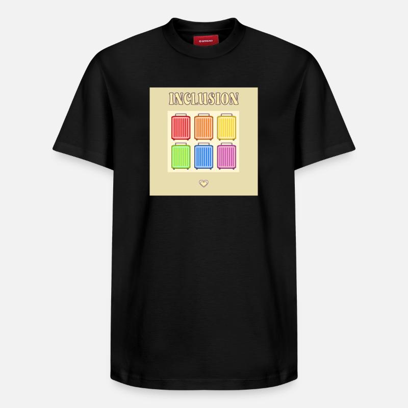 Inclusion Diversit Pride Fiert Valise - T-shirt unisexe décontracté en coton Supima – de SPREAD - noir