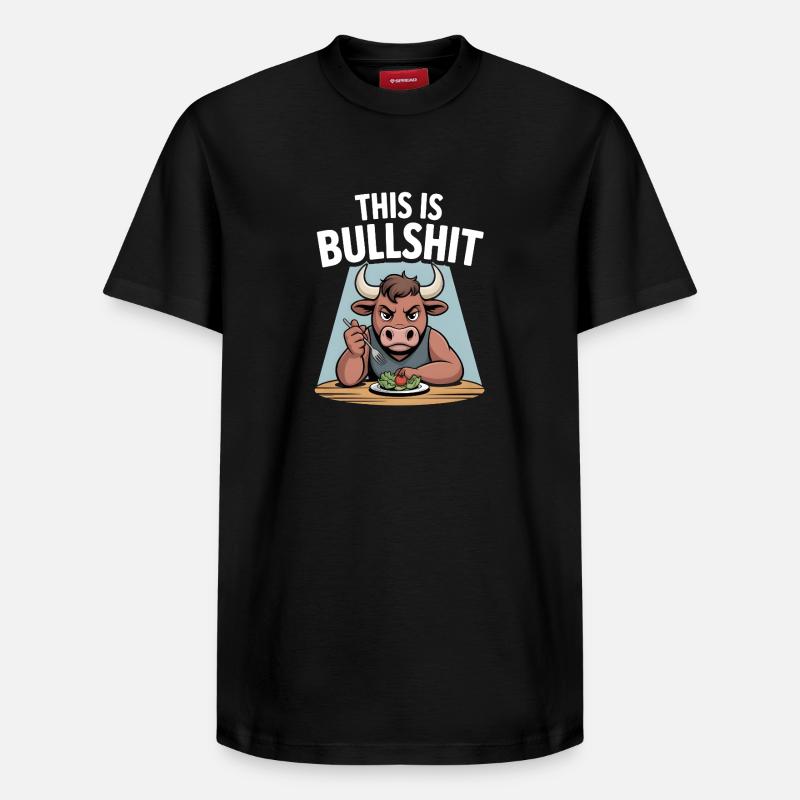 C’est l’édition Bullshit Salad - T-shirt unisexe décontracté en coton Supima – de SPREAD - noir
