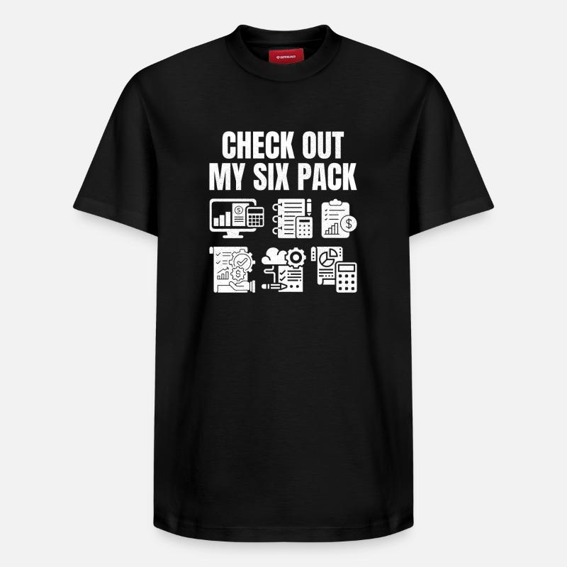 Découvrez mon pack de six - T-shirt unisexe décontracté en coton Supima – de SPREAD - noir