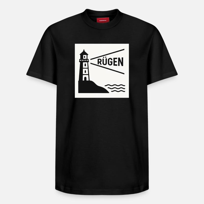 Réprimander - T-shirt unisexe décontracté en coton Supima – de SPREAD - noir