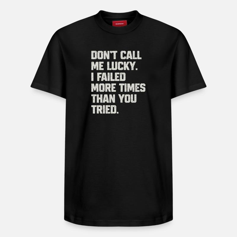 Citation Motivation Résistante - T-shirt unisexe décontracté en coton Supima – de SPREAD - noir