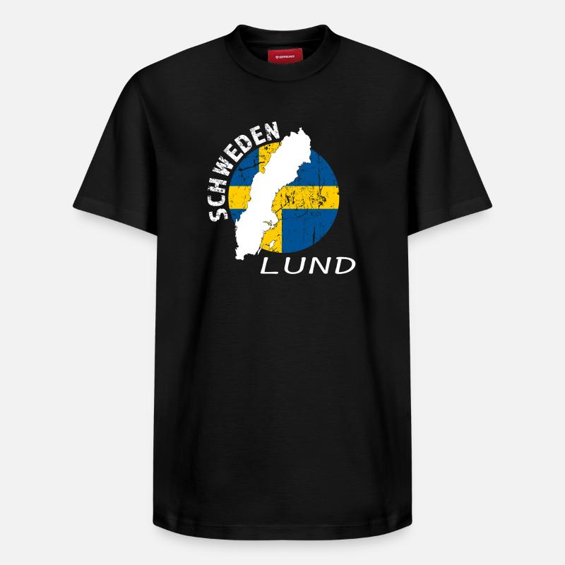 Lund - T-shirt unisexe décontracté en coton Supima – de SPREAD - noir