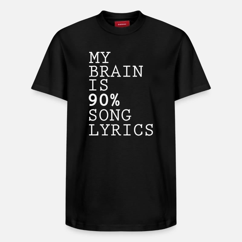 Citation inspirante Design abstrait - T-shirt unisexe décontracté en coton Supima – de SPREAD - noir