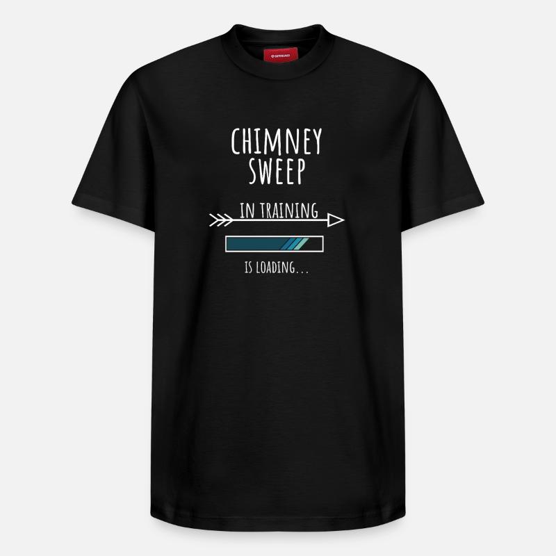 Geschenk Beruf Ausbildung Schornsteinfeger - Relaxed Unisex Supima Cotton T-Shirt – von SPREAD - Schwarz